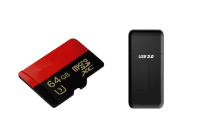 [ドローンレンタルネット]microSDカード64GB＆USBカードリーダ