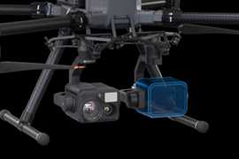 [ドローンレンタルネット]DJI Matrice 下向きデュアルジンバルコネクター