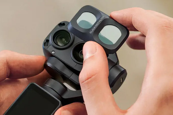 [ドローンレンタルネット]Osmo Pocket 4P ブラックミスト フィルター（ブラック）