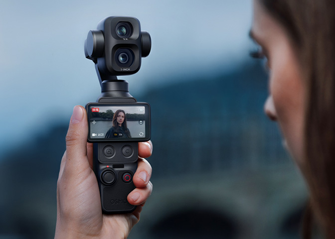 [ドローンレンタルネット]DJI Osmo Pocket 4P (オズモ ポケット) 基本フルセット