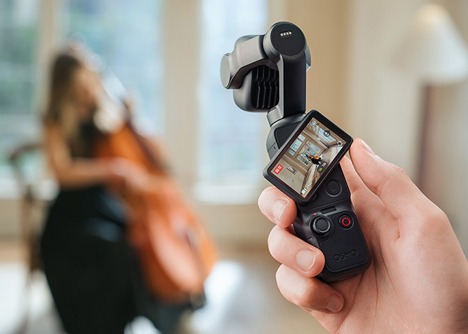 [ドローンレンタルネット]DJI Osmo Pocket 4P (オズモ ポケット) 基本フルセット