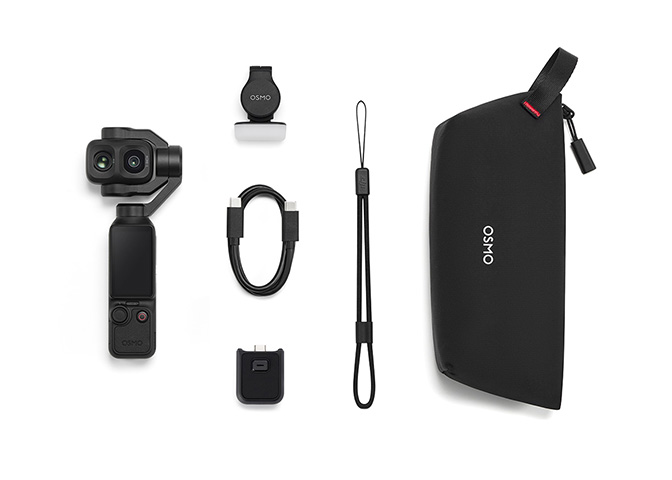 [ドローンレンタルネット]DJI Osmo Pocket 4P (オズモ ポケット) 基本フルセット